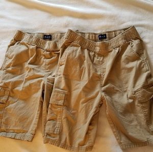 EUC *2* BOYS Size 16 Children's Place Cargo Shorts